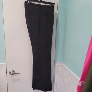 Banana Republic Black Pinstripe Trousers